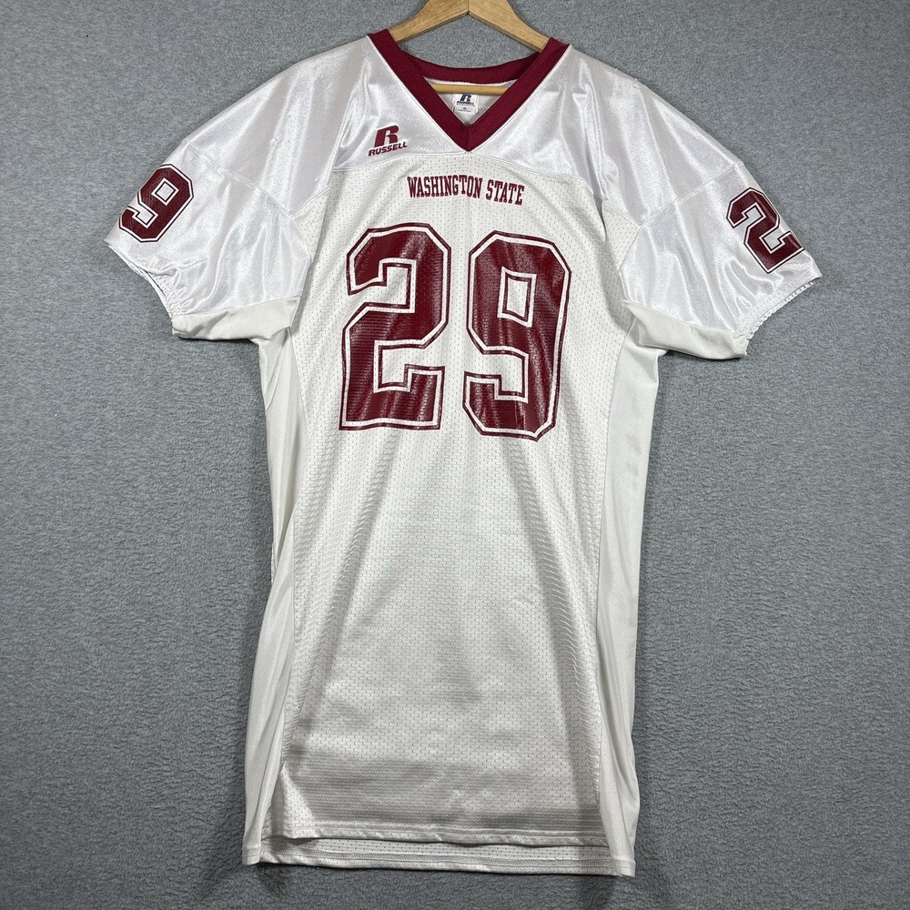 VTG 90s Russell Athletic Washington State Cougars Jersey XL USA Made Maddox 29